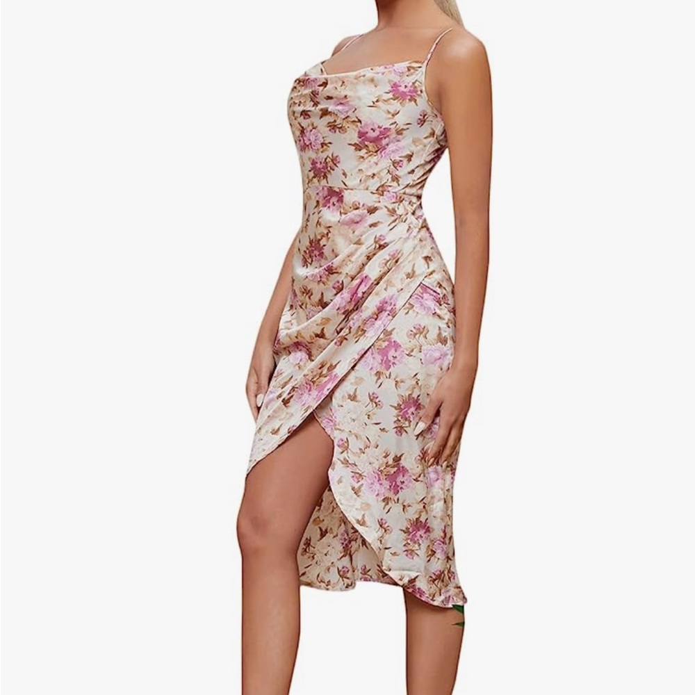 Floral Slip Dress - Picture 2 of 5